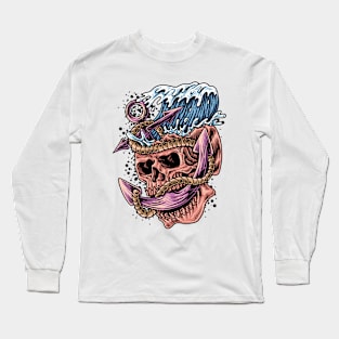 Skull Anchor Long Sleeve T-Shirt